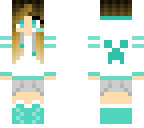teal girl gamer