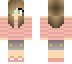 me in a pink sweater with shorter hair