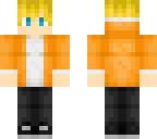 orange hoodie
