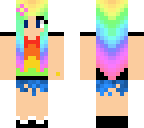 rainbow girl