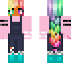 rainbow overalls