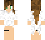white robe girl