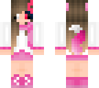 wolf girl pink