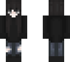 black sweatshirt