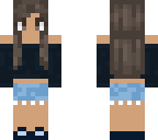 blue clothes girl fix