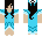cute blue girl