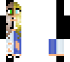 half-and-half girl