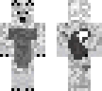 male snow wolf