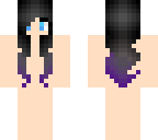 ombre black to purple hair base