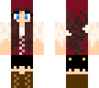 pirate girl brown hair