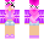 pretty cotton candy girl
