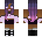 purple hair girl