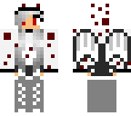 albino blood cake girl