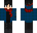 blue flannel boy