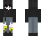 morden girl with yellow socks