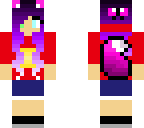 purple pink fox
