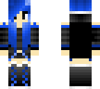 blue cool girl