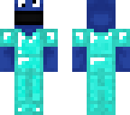 cookie monster with diamond armor