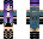 blue steampunk girl
