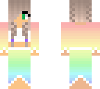 pasel rainbow edited girl