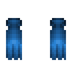 blue dress