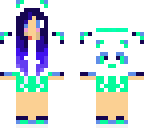 blue ombre panda