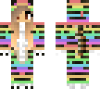 cute rainbow pastel tiger onzie girl
