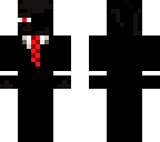 ender man in tux with a eye patch