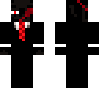 ender man in tux with a eye patch
