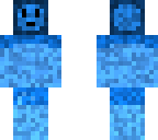 blue alien for snow