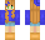 blue girl