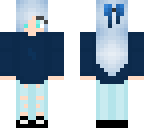 blue girl