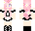 pink haired maid