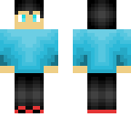 blue shirt boy