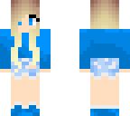 cute blue girl