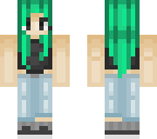green hair
