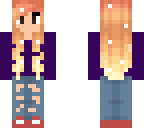 orange hair a girl