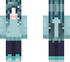 blue girl