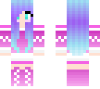 purple and blue gamer girl