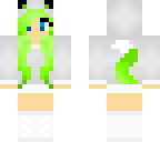 wolf girl green edit