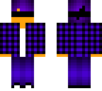 flannel jacket with blindfold