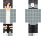 greenish blue flannel guy
