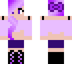 purple hair girl