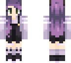purple wolf girl - another edit