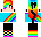rainbow cat girl