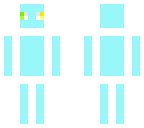 blue glowy man