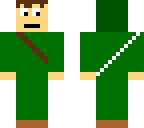 bow man with face on chin