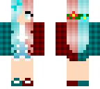 blue and red