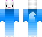 blue bunny skin