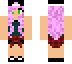 pink haired tomboy girl